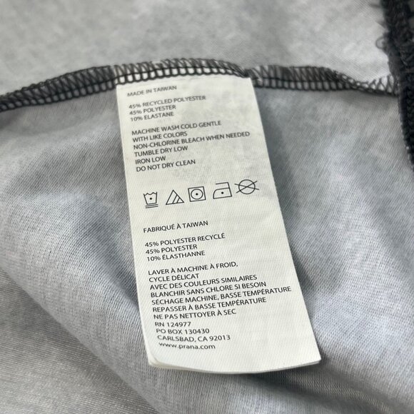 Prana Tank Dress Size Medium Sleeveless Geometric Knee-Length Dress Gray White - Picture 6 of 9